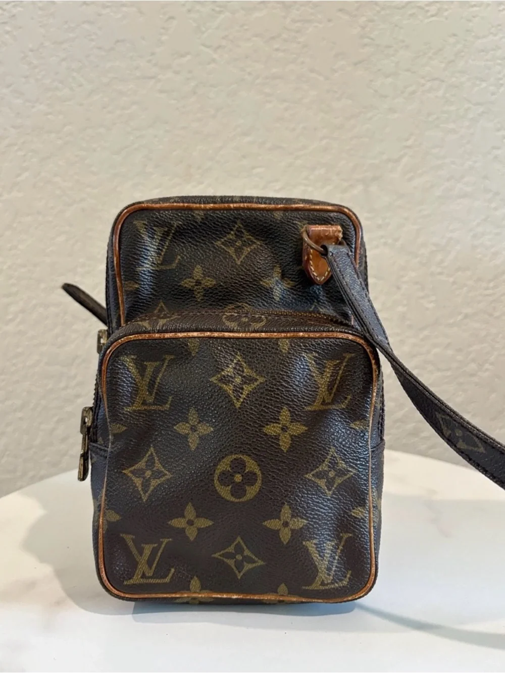 Louis Vuitton 872TH Mini Amazon Brown Monogram LV Shoulder Bag